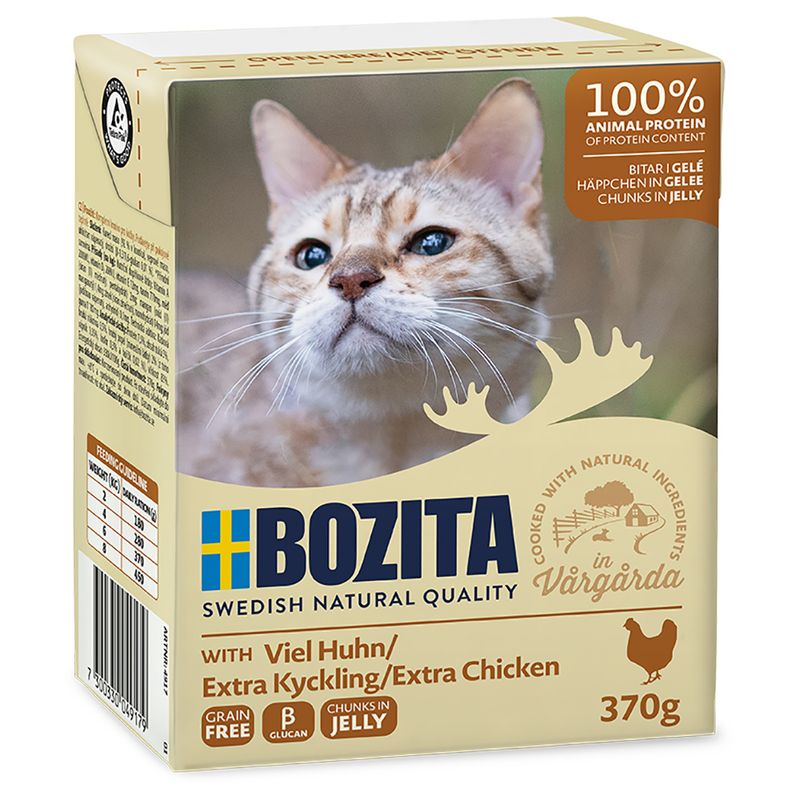 Bozita Chunks in Jelly Saver Pack 18 x 370g Chicken