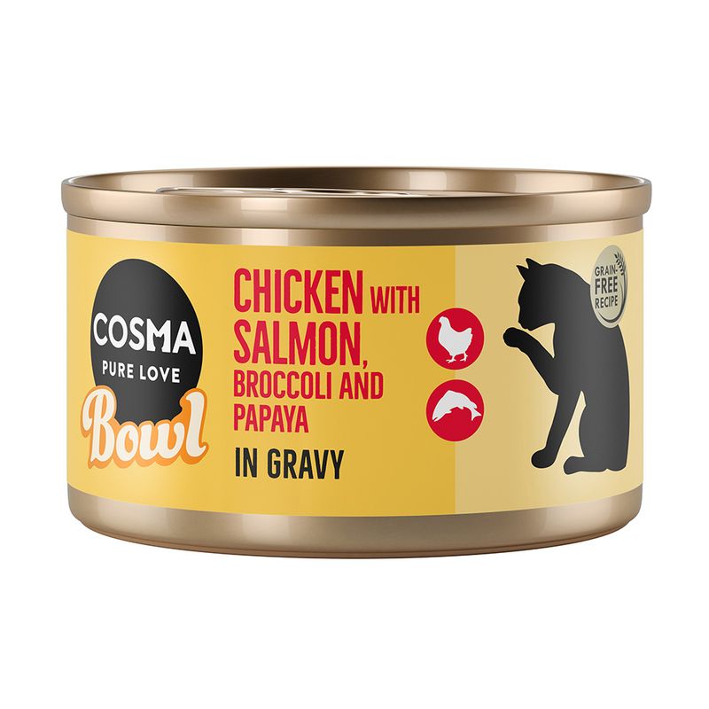 Cosma Bowl Saver Pack 24 x 80g Chicken Breast with Salmon