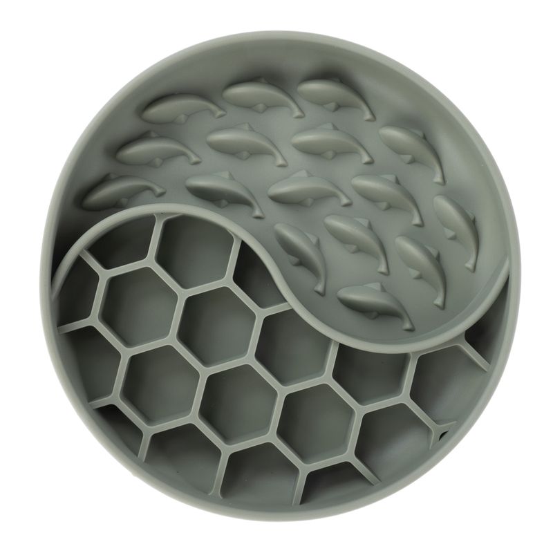 TIAKI Honeycomb Silicone Slow Feeder approx. 19 x 3.5cm (Diameter x H)