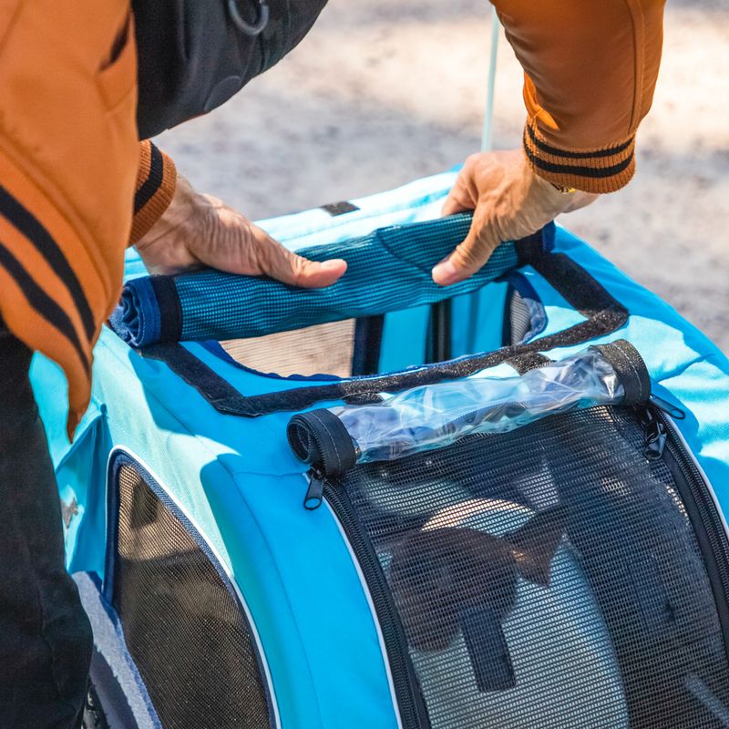 HAFENBANDE Cabby S bicycle trailer incl. two couplings / gears L 116 x W x H 61 cm / up to 20 kg