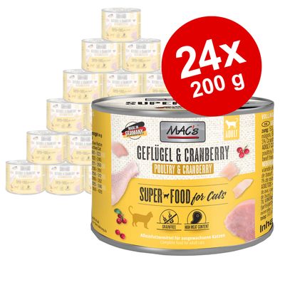 MAC's Cat Saver Pack 24 x 200g Lamb & Turkey