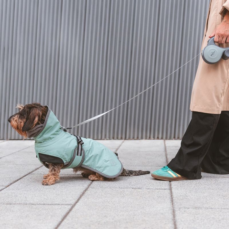Nomad Tales Bloom Dog Coat - Granite approx. 35cm Back Length