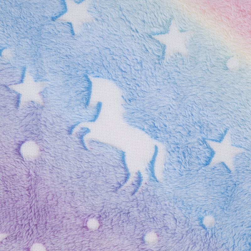 TIAKI Glowing Unicorns Cosy Blanket 100 x 70 cm (L x W)