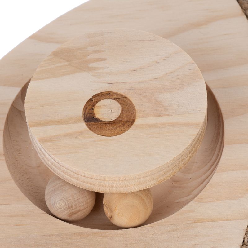 TIAKI Wooden Fish Scratch & Play Cat Toy 36 x 26 x 4 cm (L x W x H)