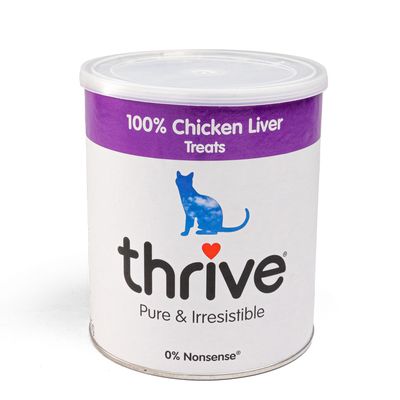 Thrive! Freeze-dried chicken liver cat snacks 135 g