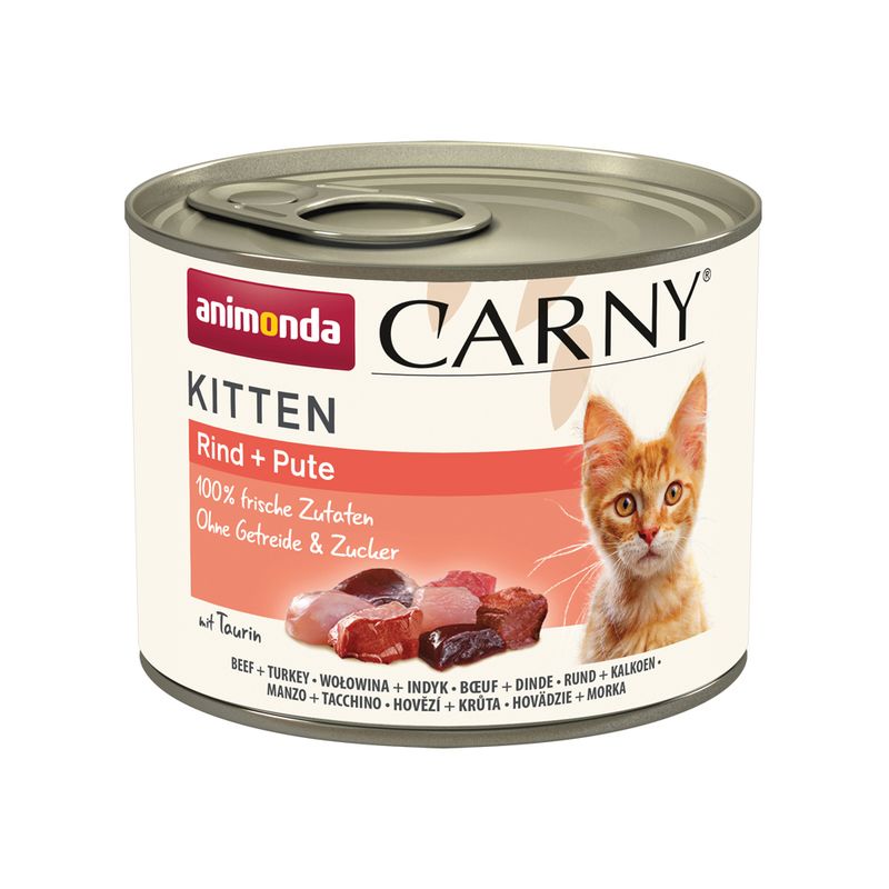 animonda Carny Kitten 12 x 200g Beef & Turkey