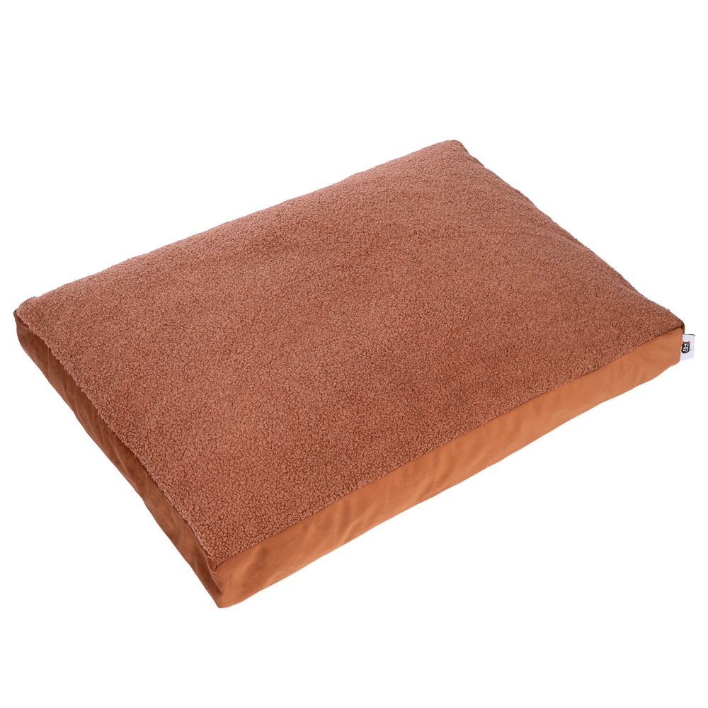 TIAKI Teddy Dog Mattress - Copper Size M: 70 x 50 x 10 cm (L x W x H)
