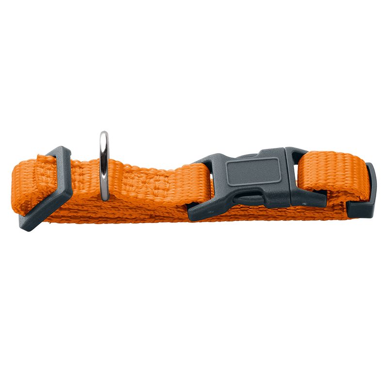 HUNTER Halsband London, orange Vario Basic Gr.S: 24-36 cm Halsumfang, B 10 mm