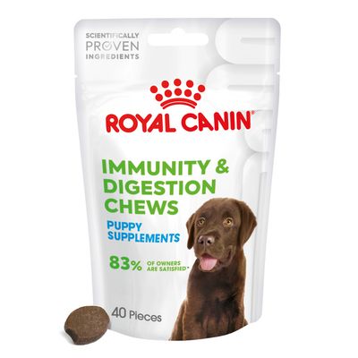 Royal Canin Puppy Immunity & Digestion Supplement Chews 100g (40 pieces)
