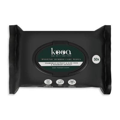 kooa bamboo hygiene wipes Baby powder fragrance