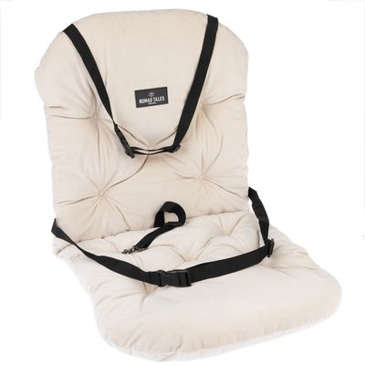 Nomad Tales Blush Car Seat for Dogs - Beige 43 x 51 x 51 cm (L x W x H)