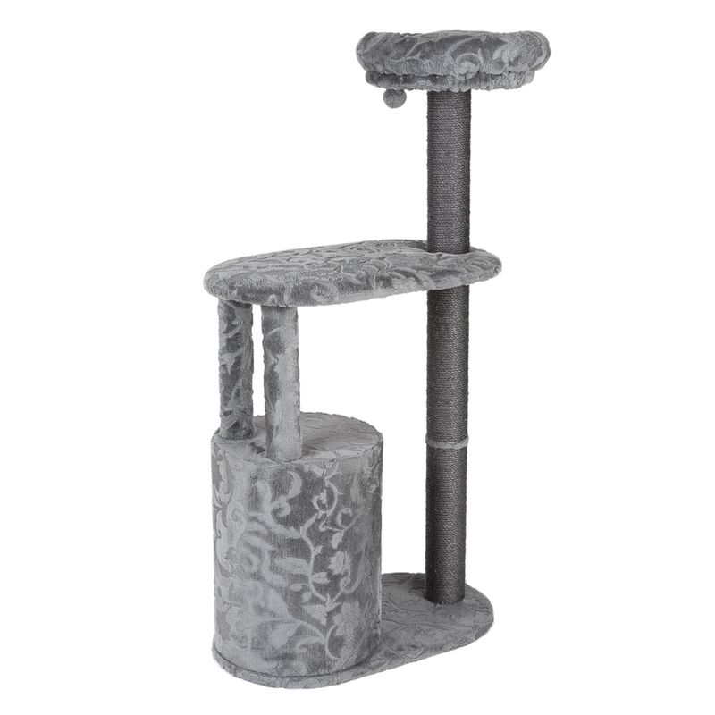 Royal Silver Cat Tree Grey / Floral