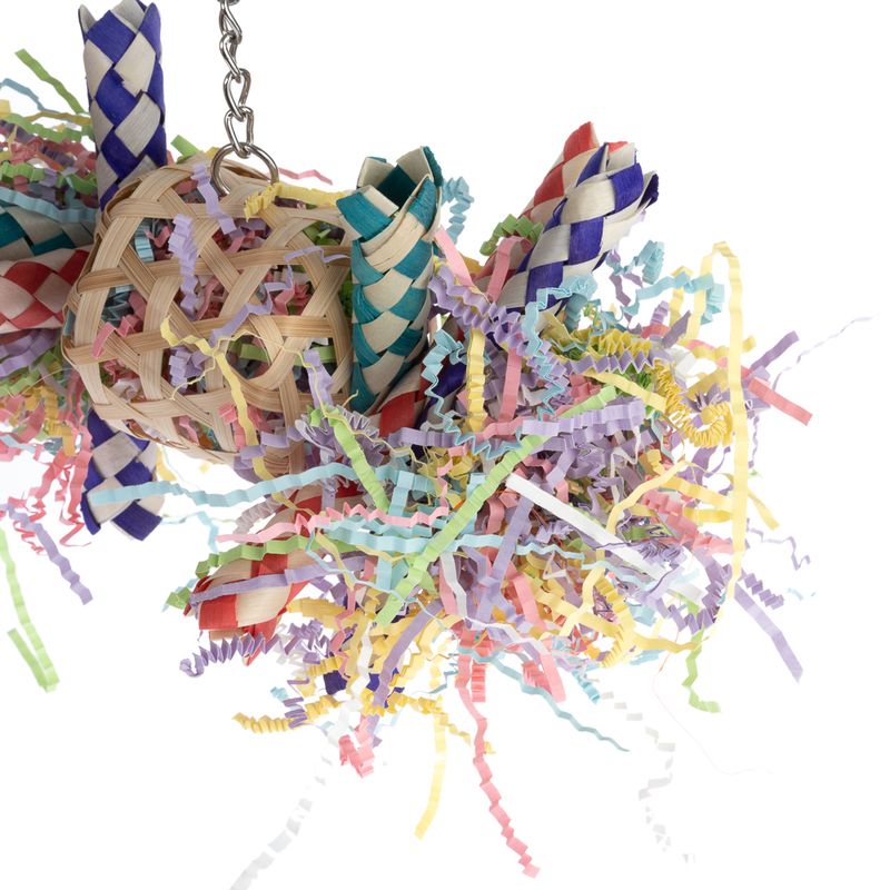TIAKI Bamboo & Shredded Paper Toy 18 x 13 x 12 cm (L x W x H)