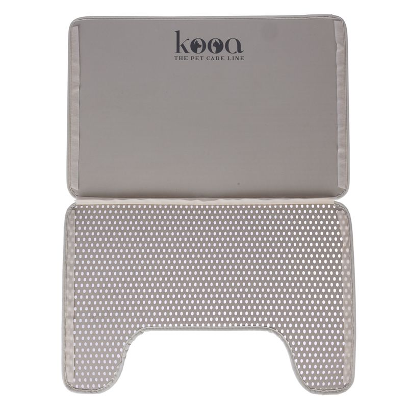 kooa double-layer cat litter mat marshmallow