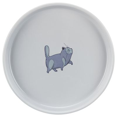 Trixie ceramic bowl flat and wide 600 ml, diameter 23 cm