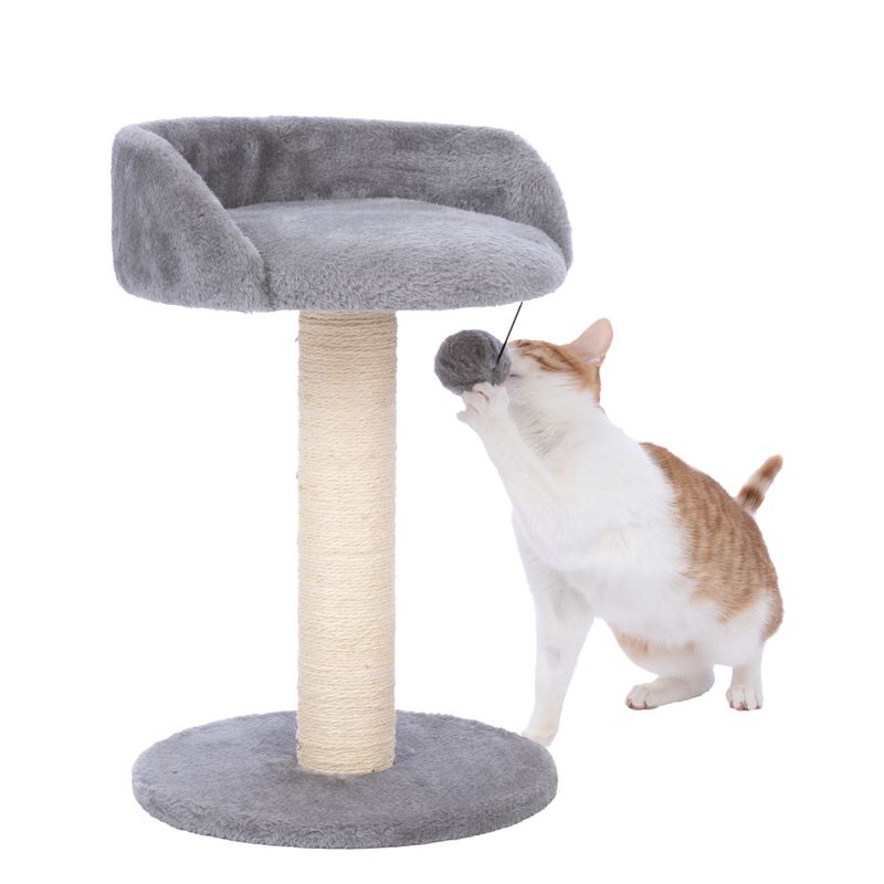 zooplus Basics Scratching Tree - X-Small Grey