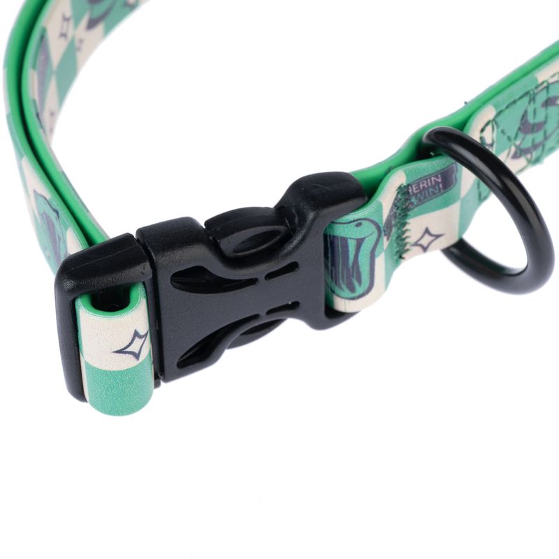 Harry Potter Slytherin Collar - Green Size S: Neck Circumference 25 - 36 cm, Width 20mm