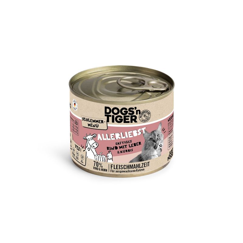 Dogs'n Tiger Gourmet Menu 6 x 200g Chicken with Heart