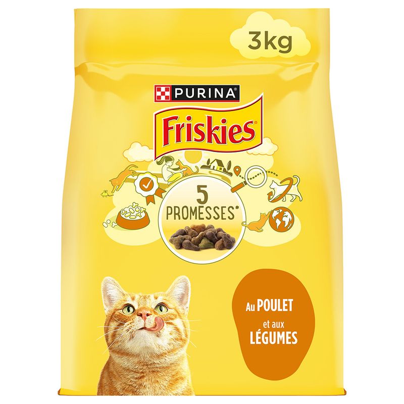 PURINA Friskies Adult Cat with Chicken and Vegetables 3kg
