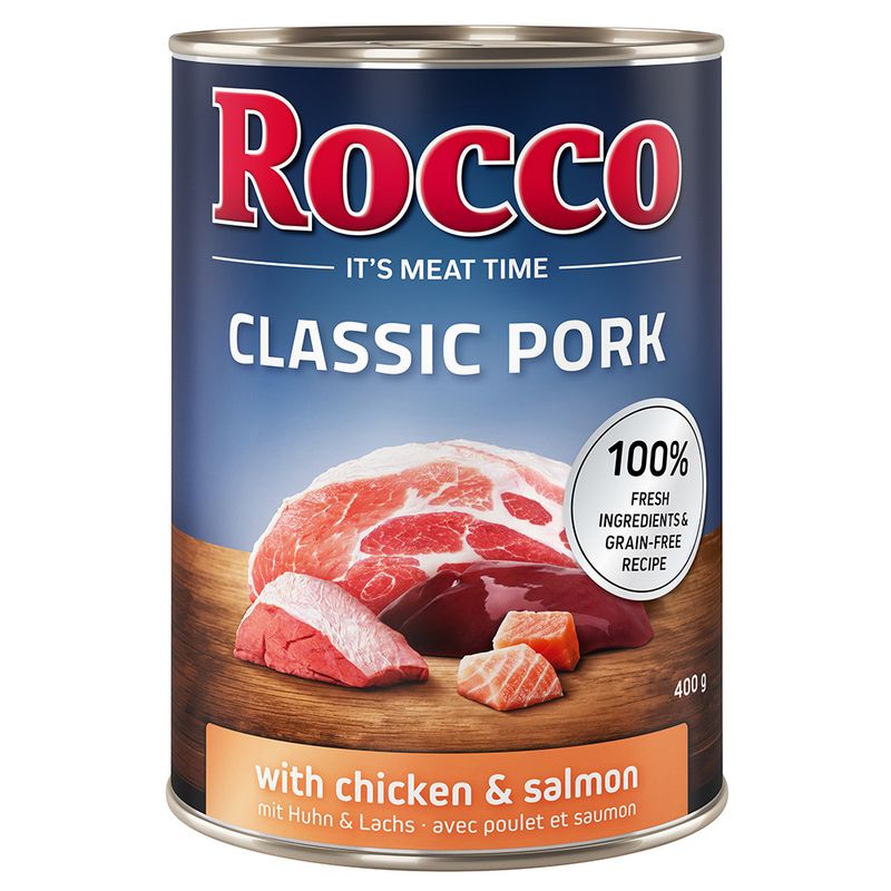Rocco Classic Pork Saver Pack 24 x 400g Mixed Pack (6 Varieties)