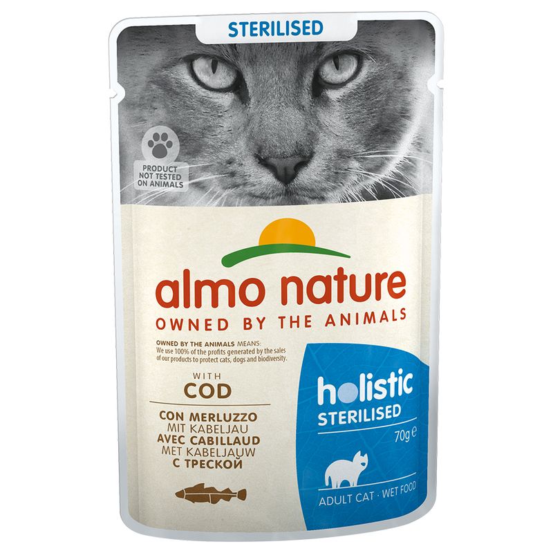 Almo Nature Holistic Sterilised Pouches 70g Chicken (6 x 70g)
