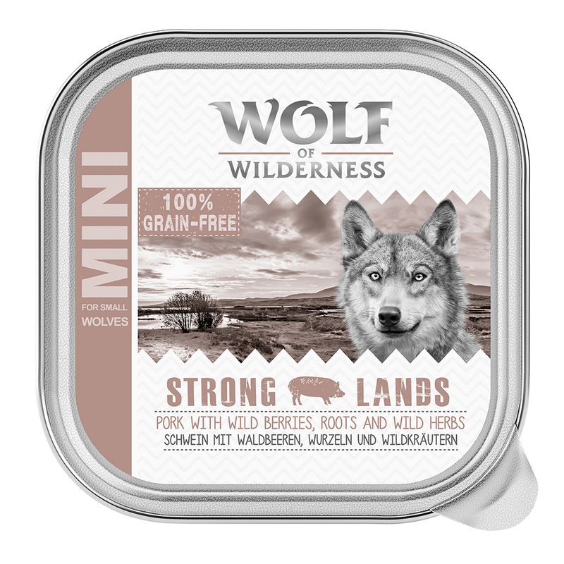 Wolf of Wilderness Adult Saver Pack 24 x 150g Mixed Pack: Chicken, Fish, Pork