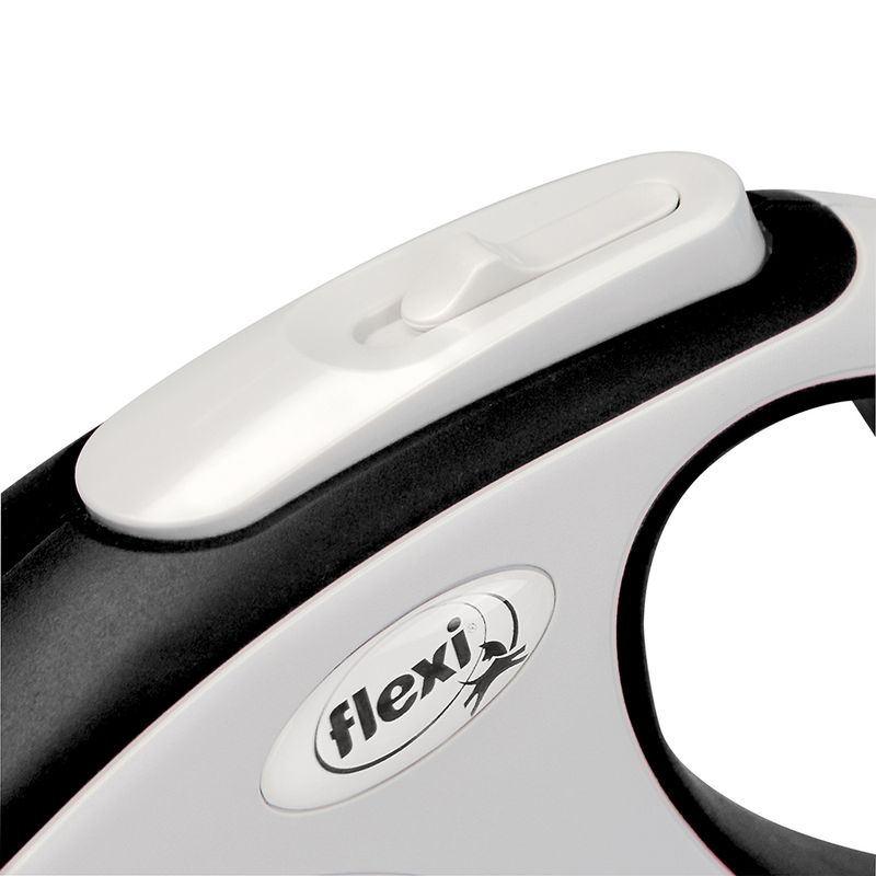 flexi New Comfort Tape Lead Large - 8m Black