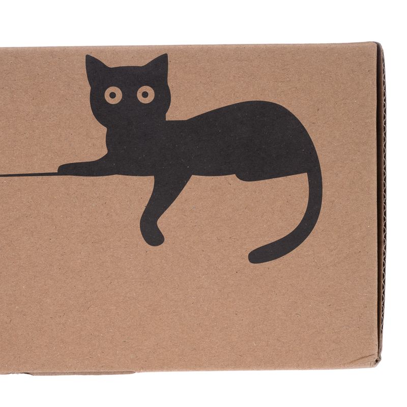 zooplus Basics Box with 4 Scratching Boards 44 x 20 x 12.5 cm (L x W x H)