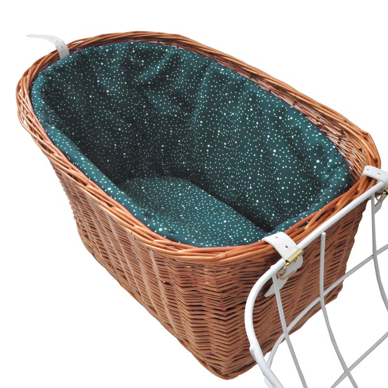 Aumüller Bicycle Basket with Protective Wire for Luggage Rack 56 x 36 x 50 cm (L x W x H)