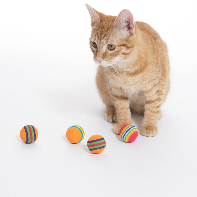 zooplus Basics Foam Ball Set for Cats Set of 8