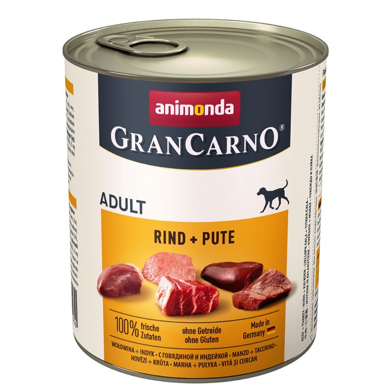 animonda GranCarno Original Adult 6 x 800 g Mix package 3 (3 varieties)