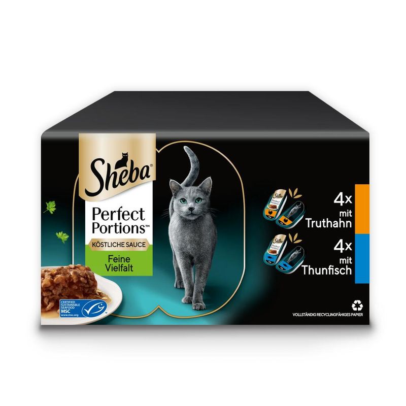 Sheba Perfect Portions 16 x 37.5g Salmon & Chicken Pâté