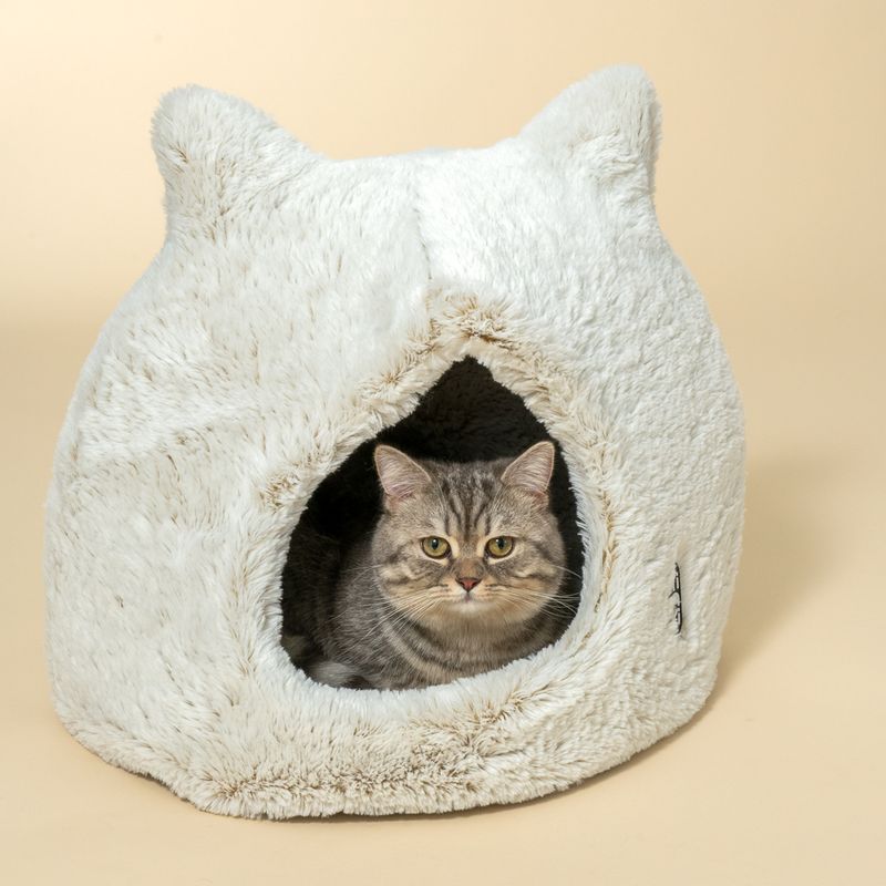 TIAKI Cuddly Bear Cat Den approx. diameter 43 x (H) 42 cm