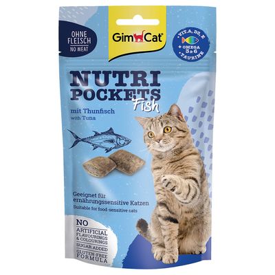 GimCat Nutri Pockets Fish Tuna (60g)