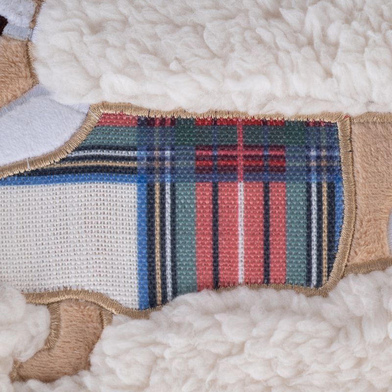 TIAKI Funny Winter Dog Cushion 50 x 30 cm (L x W)