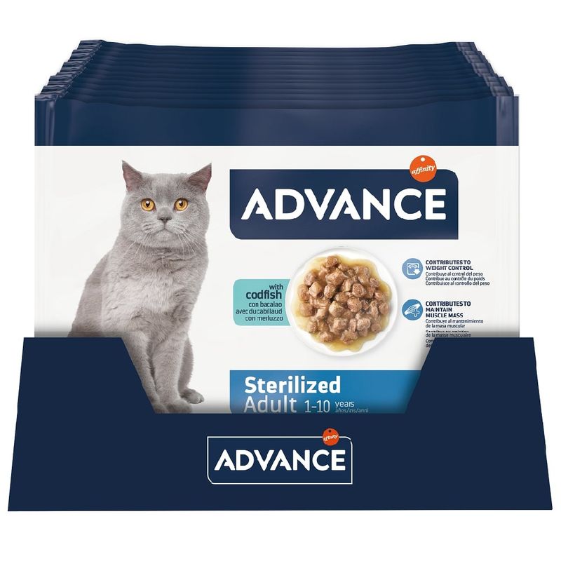 Advance Feline Sterilised Cod 12 x 85g