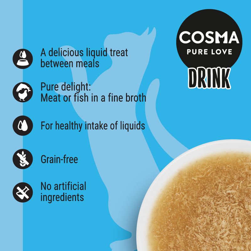 Cosma Drink Saver Pack 12 x 100g Mixed Pack (4 Varieties)