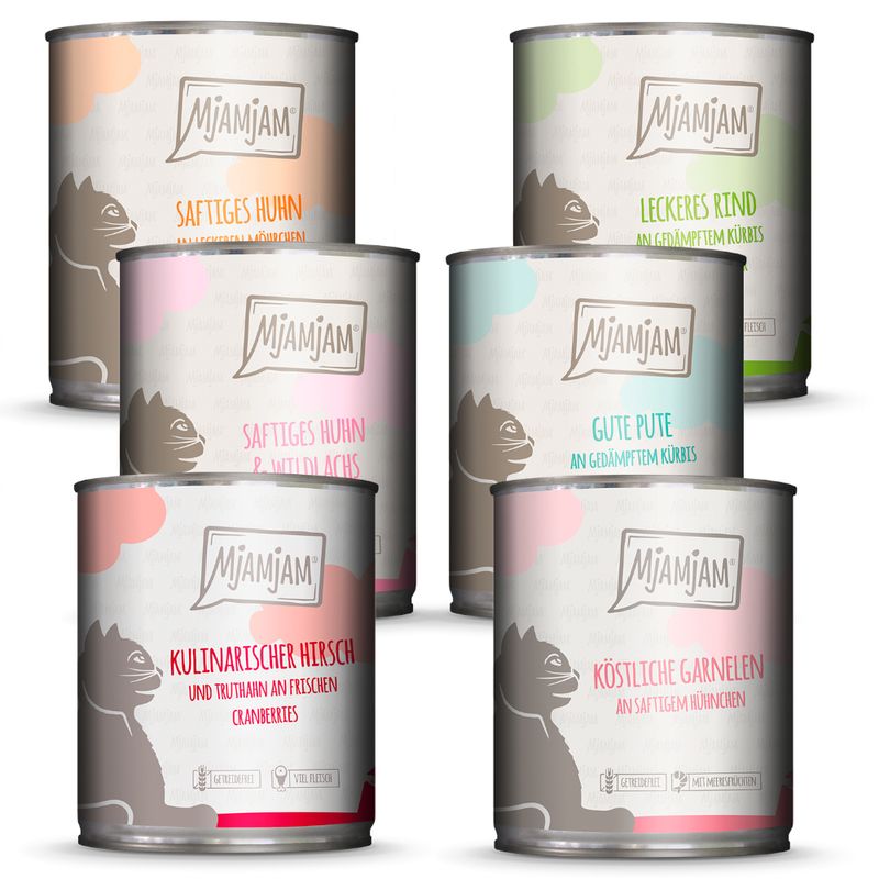 Mixpack MjAMjAM 6 x 800g Mixed Pack (6 Varieties)