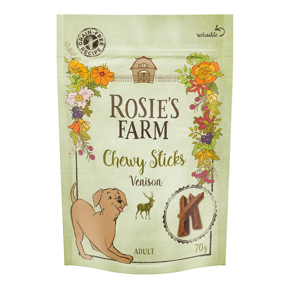 Rosie's Farm Chewy Sticks - Game 70g