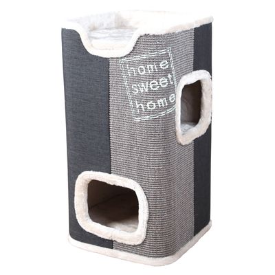 Trixie Jorge Cat Tower Anthracite/light grey/grey
