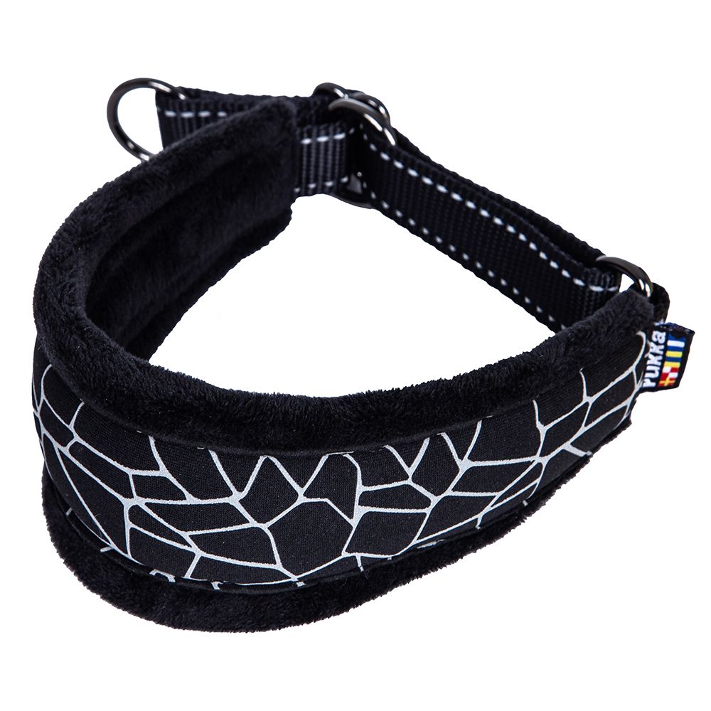 Rukka® Cube Dog Collar - Black Size S: 26-32 cm neck circumference, 6cm (W)