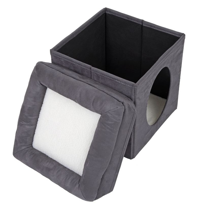 Collapsible Cube Cat Den 39 x 39 x 42 cm (L x W x H)
