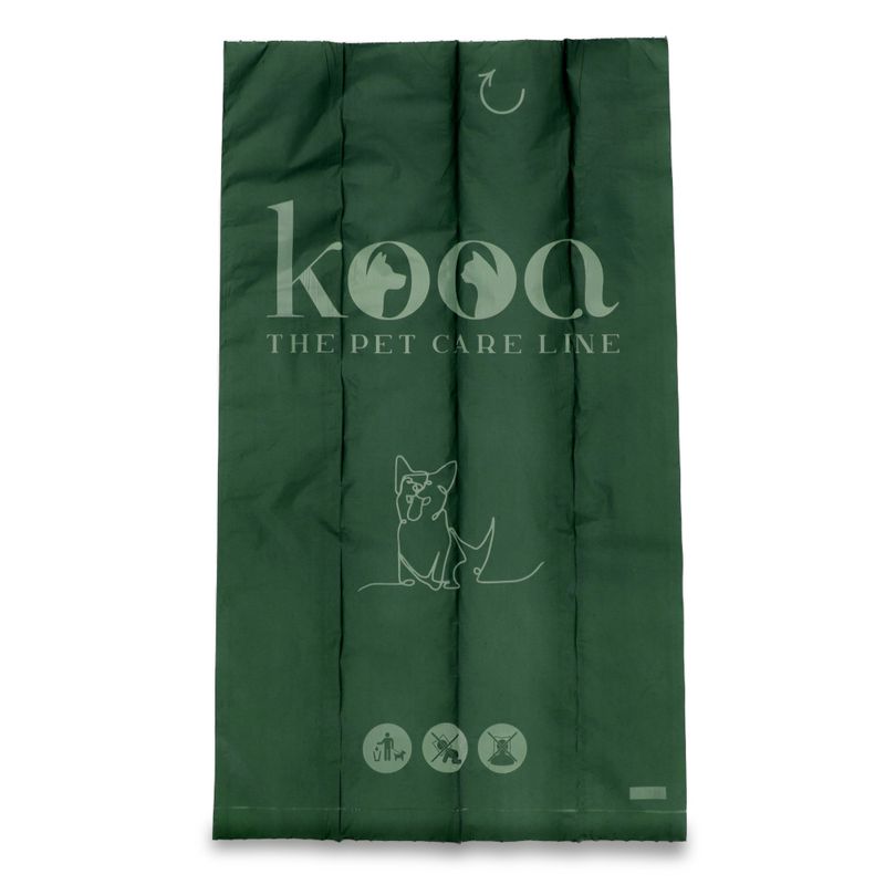 kooa Biodegradable Dog Poop Bags 6 Rolls (15 bags per roll)