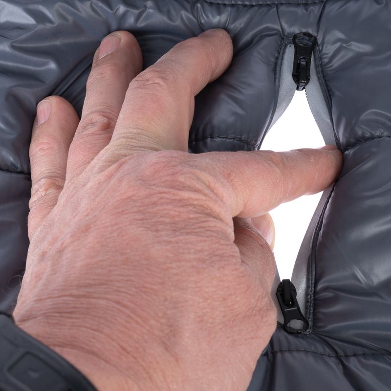 zooplus Basics Dog Coat with Reflective Zip approx. Back Length 30cm