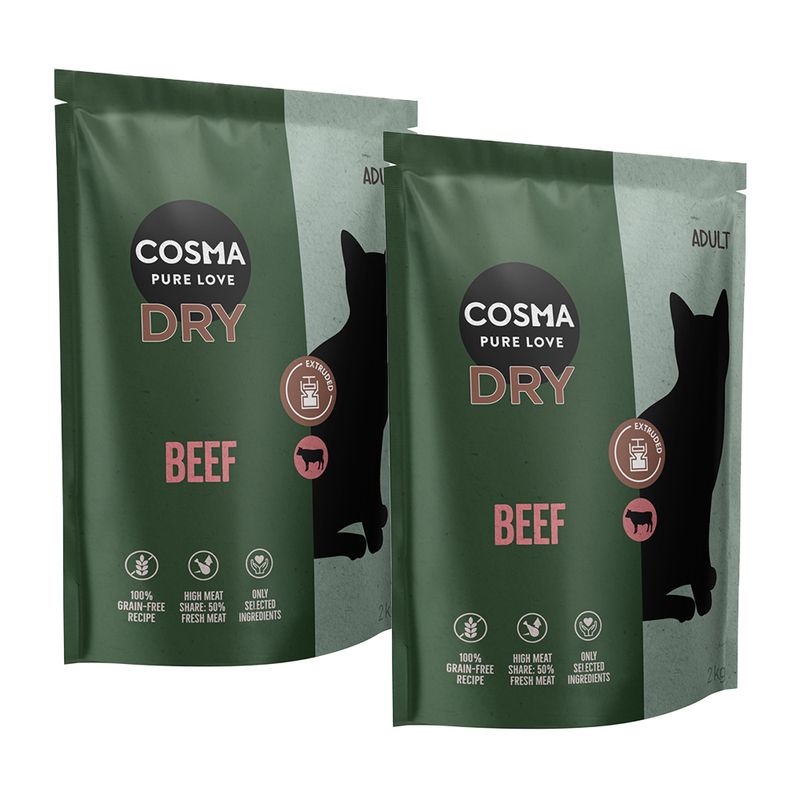 Cosma Extruded Beef Dry Food 400g