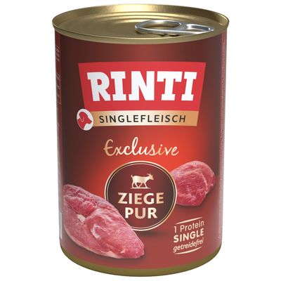 RINTI Single Meat 24 x 400g Exclusive Pure Goat