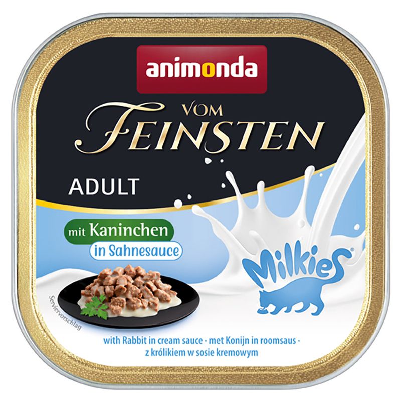 animonda Vom Feinsten Adult Milkies in Sauce Saver Pack 32 x 100g Turkey in Yoghurt Sauce