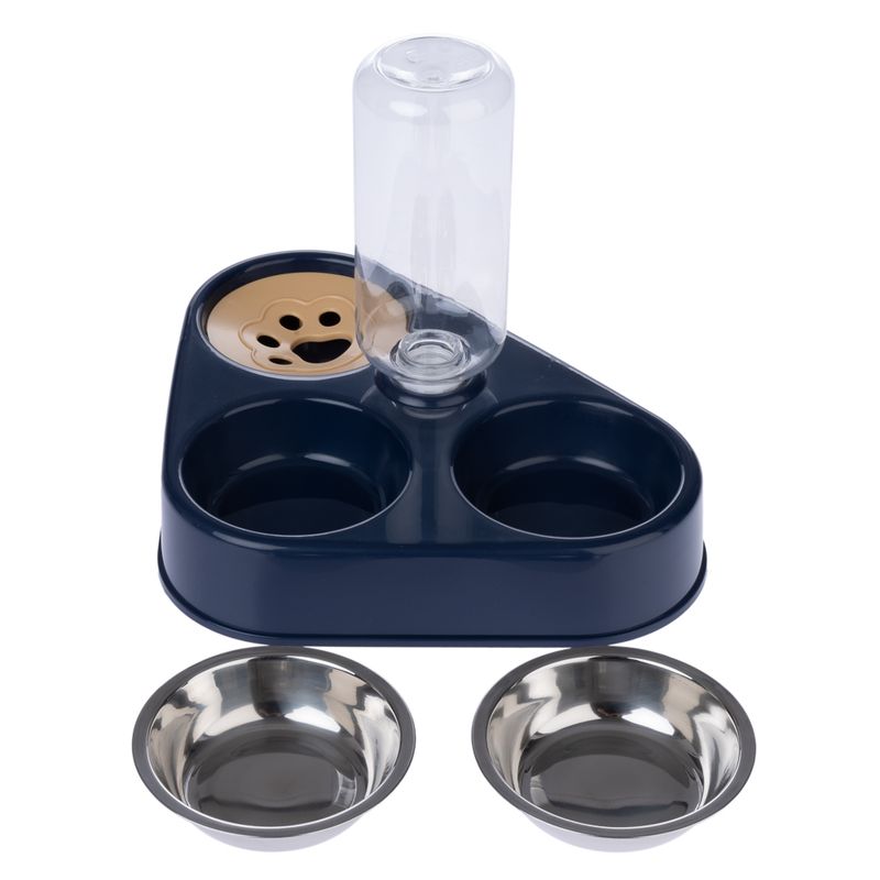 TIAKI Triple Feeder with Water Dispenser 2 x 200ml