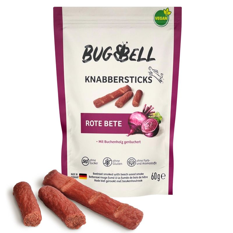 BugBell Beetroot Nibble Sticks 60g