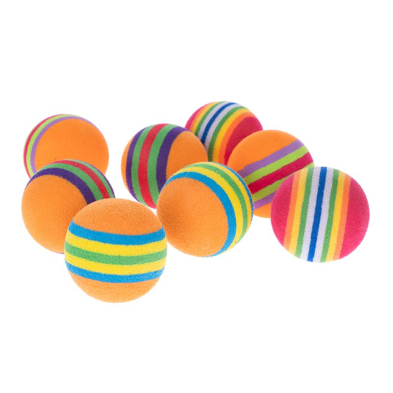 zooplus Basics Foam Ball Set for Cats Set of 8